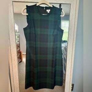 J Crew tartan plaid dress NWT size 10